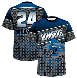 Full sub sublimated long sleeve crew neck jerseys for baseball, fastpitch  softball and slowpitch softball