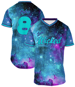 Tie dye clearance softball jersey