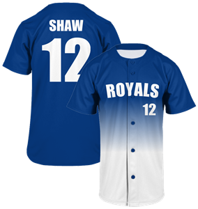 Custom button down baseball jersey (full dye sublimation) 50058