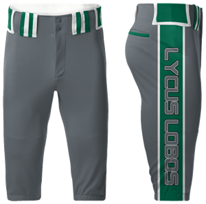 Full sub sublimated knicker slowpitch softball pants